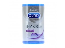 Imagen del producto PRESERVA.DUREX INVISIBLE LUBRICADO 12UDS