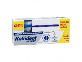 Imagen del producto Kukident Expert adhesivo dental y cepillo 57g
