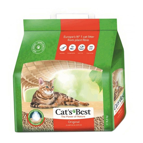 Cats Best lecho higiénico vegetal conglomerante para gatos