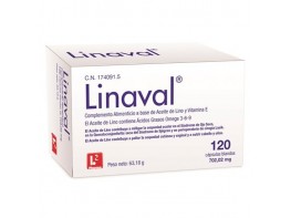 Linaval 702,02 mg 120 capsulas