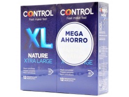 Control preservativo nature xl 12+12uds